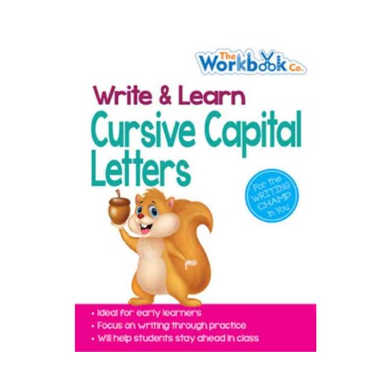 Write & Learn-Teaching Capital Cursive Writing, Cursive Capital Letters Workbook