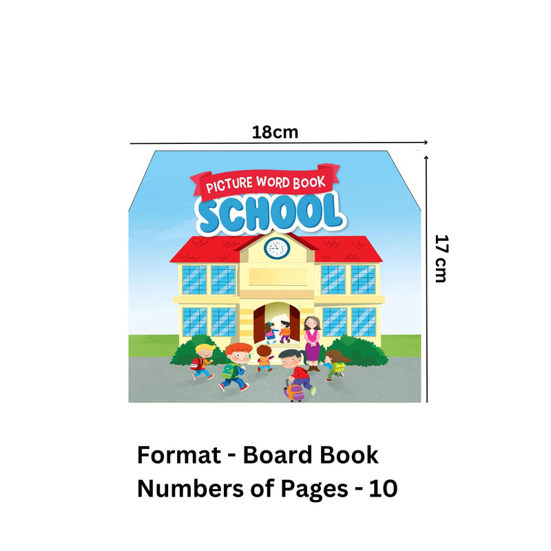 School - Picture Word Board Book