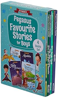 Pegasus Favourite Stories for Boys – Set of 4 Classic Tales