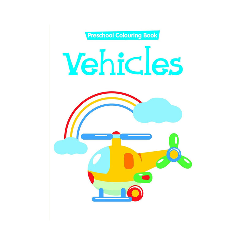 Vehicles - Preschool Colouring Book