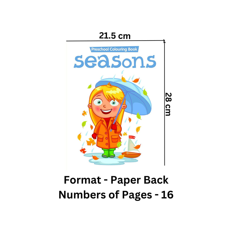 Seasons - Preschool Colouring Book