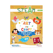 Interactive Art and Craft Paper Crafting workbook, STEAM Art Paper craft Activity workbook