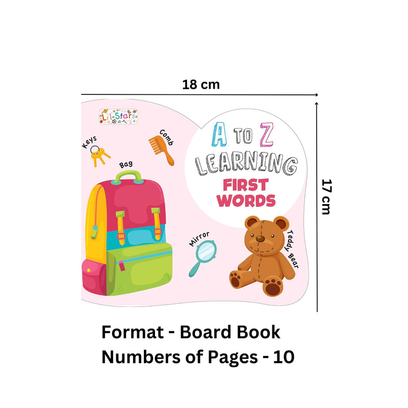 A To Z Learning -First Word Board Book for Kids