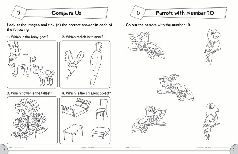 My Early Maths Workbook – Pre KG