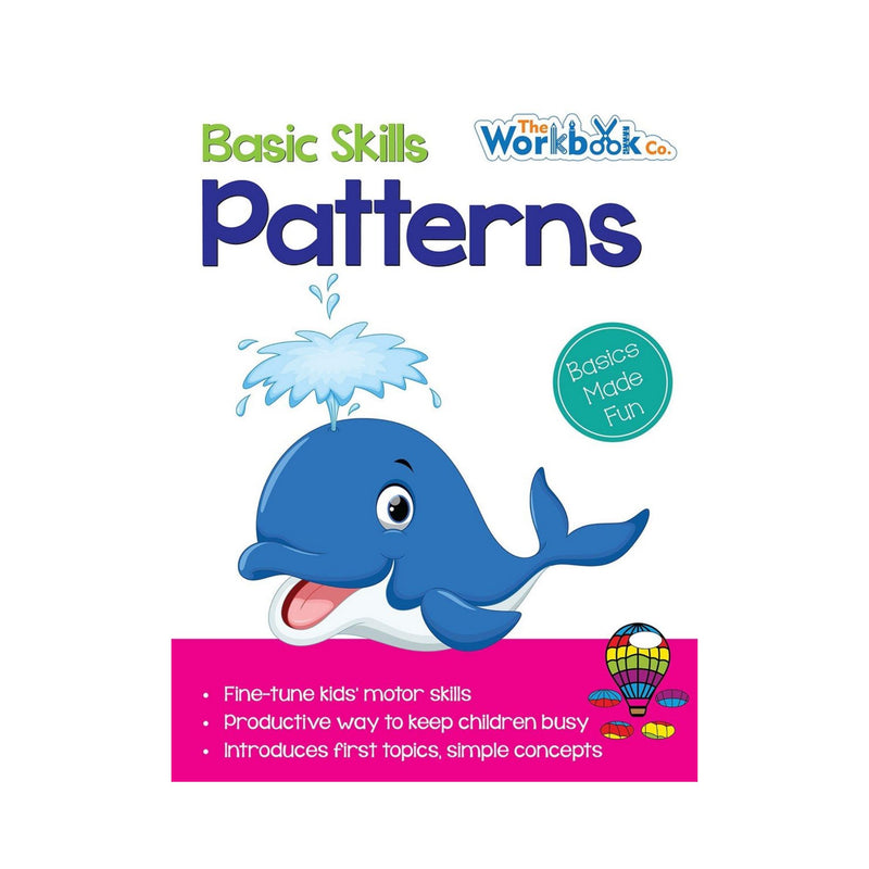 Children's Patterns Workbook book, 3+ Years Basic skill Pattern workbook