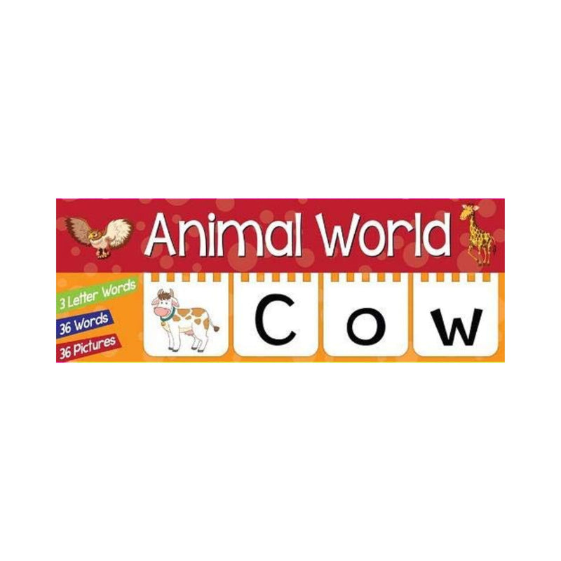 Animal World Word Builder, Early Learning Animal Word Builder