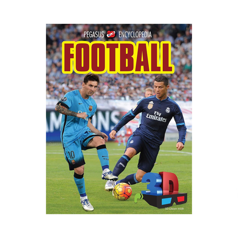 3D Football Encyclopedia for Kids, Football Encyclopedia with Interactive 3D Glasses