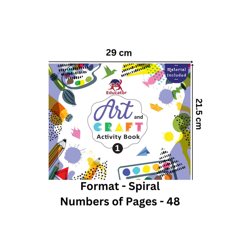 Art and Craft Activity Book - 1