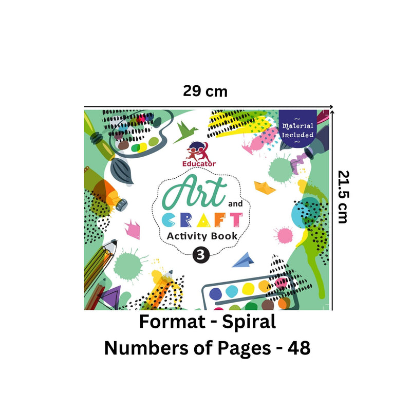 Art and Craft Activity Book - 3