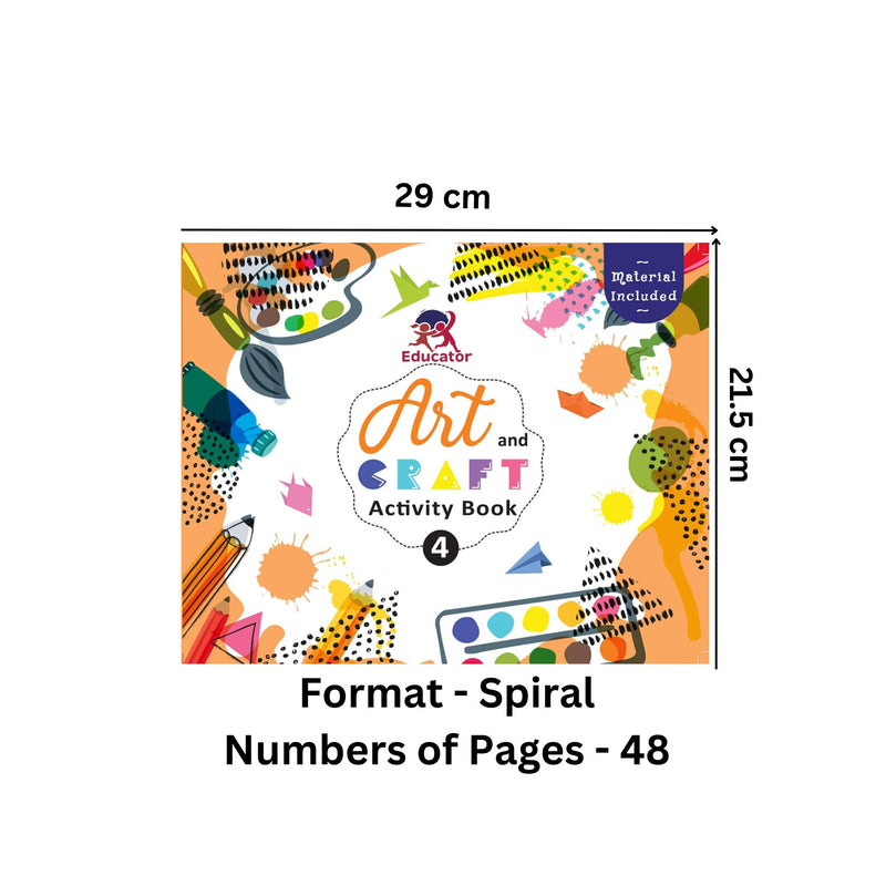 Art and Craft Activity Book - 4