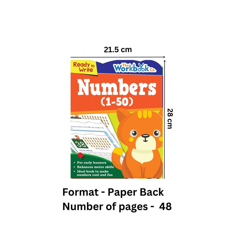 Ready to Write – Numbers (1–50)