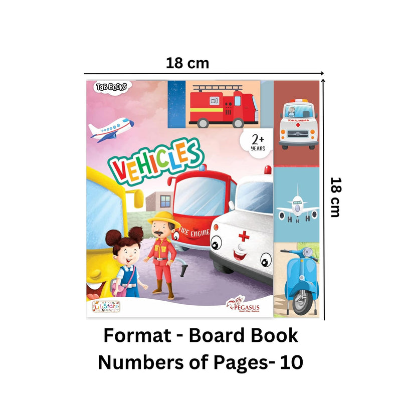 Tab Board Book - Vehicles