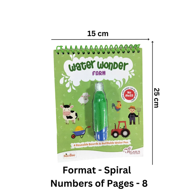 Water Wonder - Farm Theme Magical Water Colouring Book