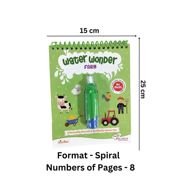 Water Wonder - Farm Theme Magical Water Colouring Book