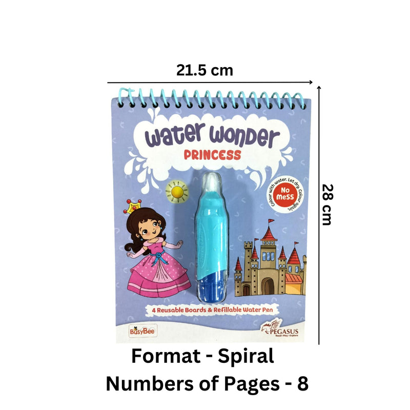 Water Wonder - Princess Theme Magical Colouring Book