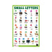 ABC Small Letters Educational Chart, Small Letters Alphabet Chart 
