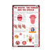 The Mouth, The Tongue, And The Speech Chart, Biology chart illustrating the Nervous system