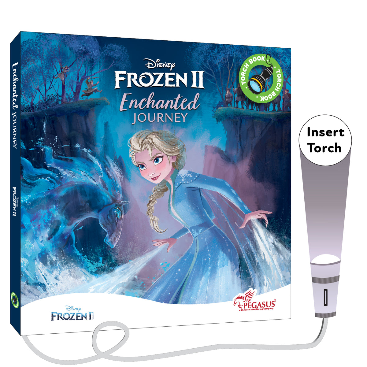 Disney Frozen II Enchanted Journey – Torch Light Activity Book for Kid ...