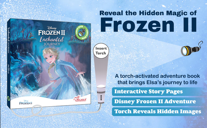 Disney Frozen II Enchanted Journey – Torch Light Activity Book for Kids | Reveal Hidden Pictures (Age 3+ Years)