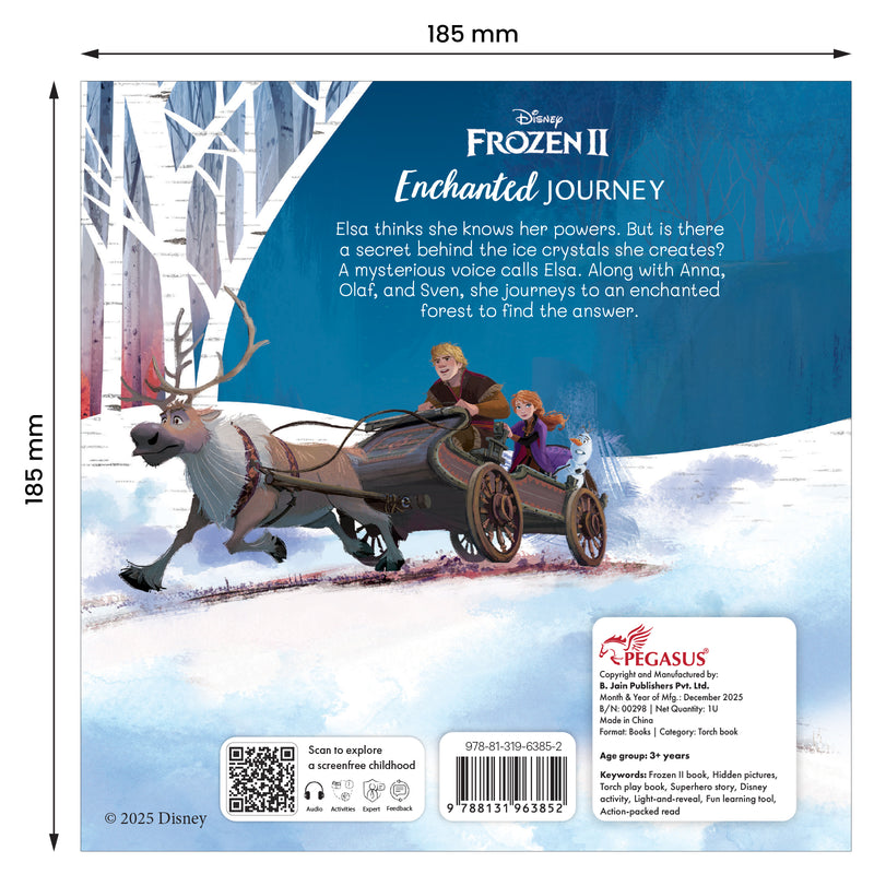 Disney Frozen II Enchanted Journey – Torch Light Activity Book for Kids | Reveal Hidden Pictures (Age 3+ Years)