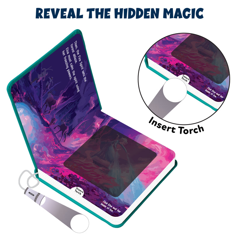 Disney Frozen II Enchanted Journey – Torch Light Activity Book for Kids | Reveal Hidden Pictures (Age 3+ Years)