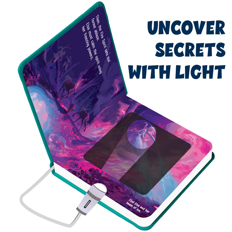 Disney Frozen II Enchanted Journey – Torch Light Activity Book for Kids | Reveal Hidden Pictures (Age 3+ Years)