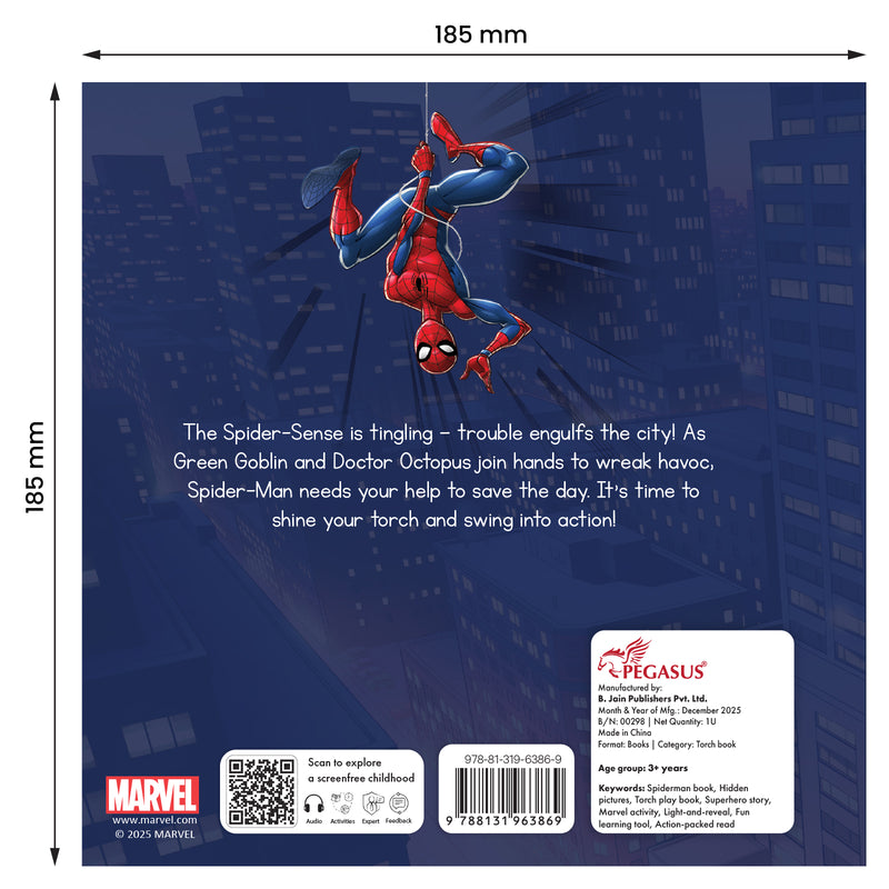 Marvel Spider-Man Water Wonder – Reusable Water Colouring Book | Magic Reveal Pages & Refillable Water (Age 3+ Years)