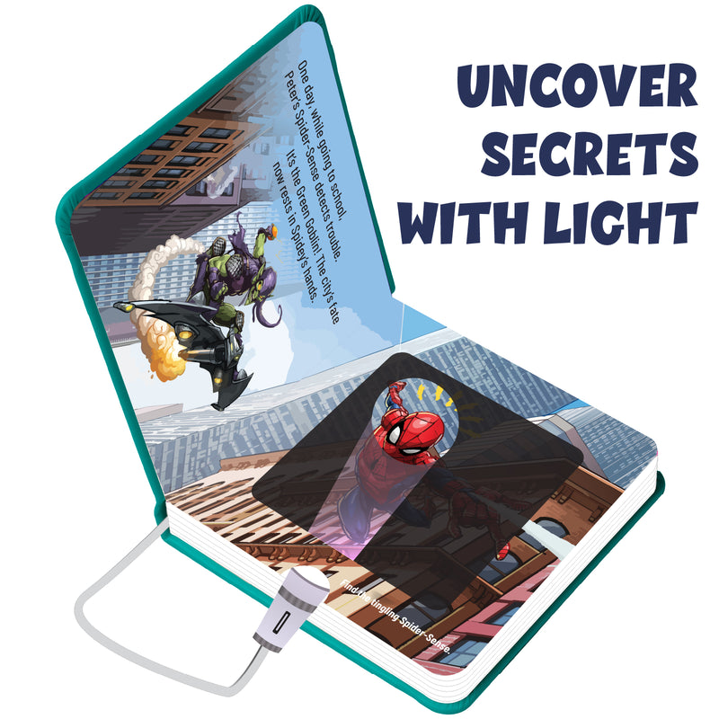 Marvel Spider-Man Torch Light Activity Book for Kids | Hidden Picture Reveal (Age 3+ Years)