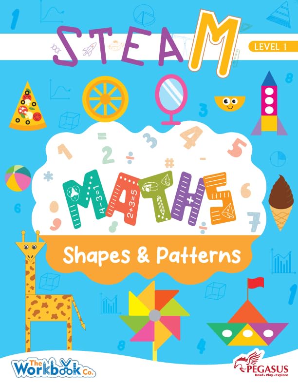 STEAM Maths Learning Book for Kids – Level 1