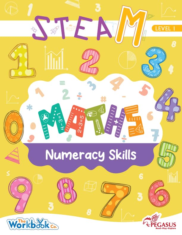 STEAM Maths Learning Book for Kids – Level 1