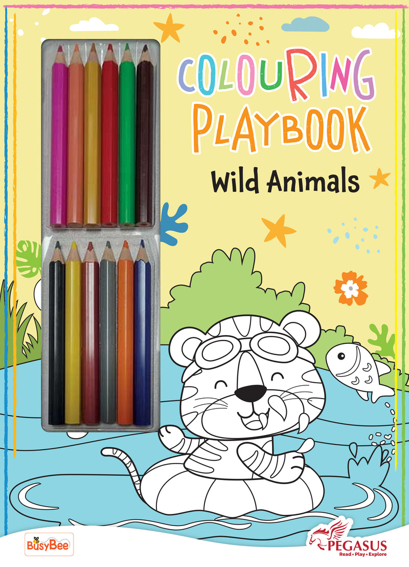 Coloring Playbook: Wild Animals