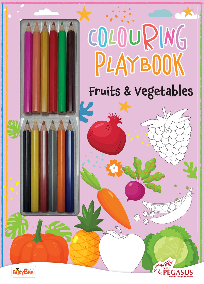 Colouring Playbook: Fruits & Vegetables