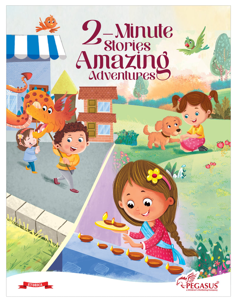 Amazing Adventures – 2-Minute Short Stories Book for Kids Aged 3–6