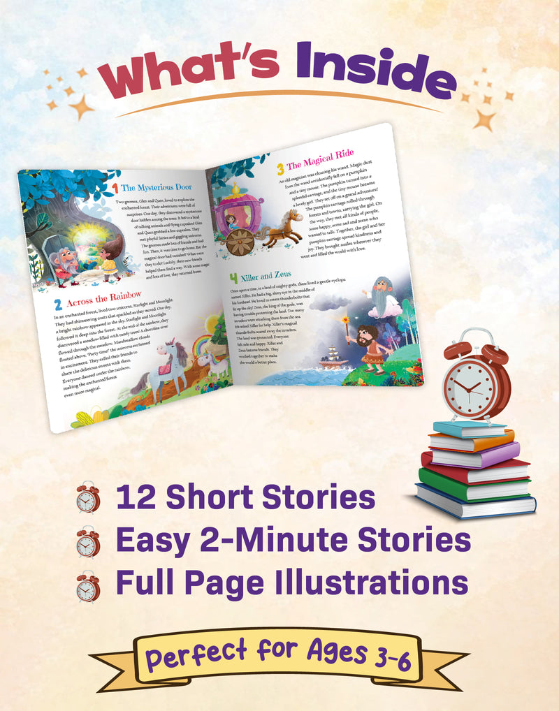 Magical Moments – 2-Minute Magical Stories Book for Kids Aged 3–6