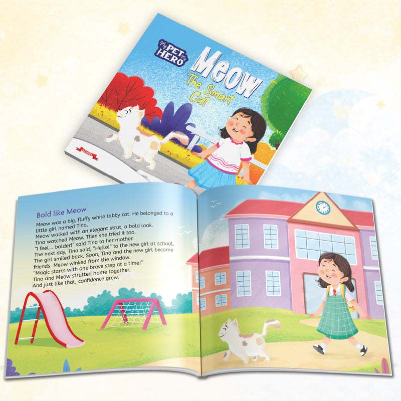 Meow – The Smart Cat | My Pet My Hero Story Book for Kids Age 8+ Years