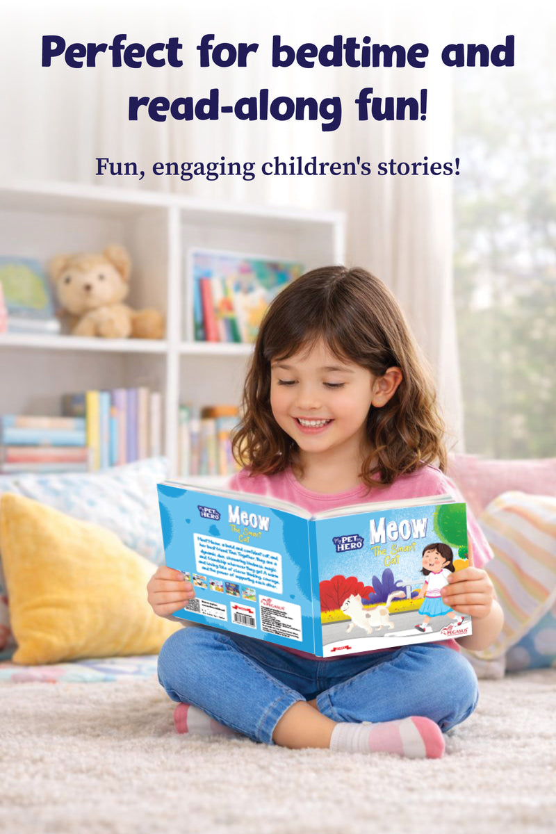 Meow – The Smart Cat | My Pet My Hero Story Book for Kids Age 8+ Years