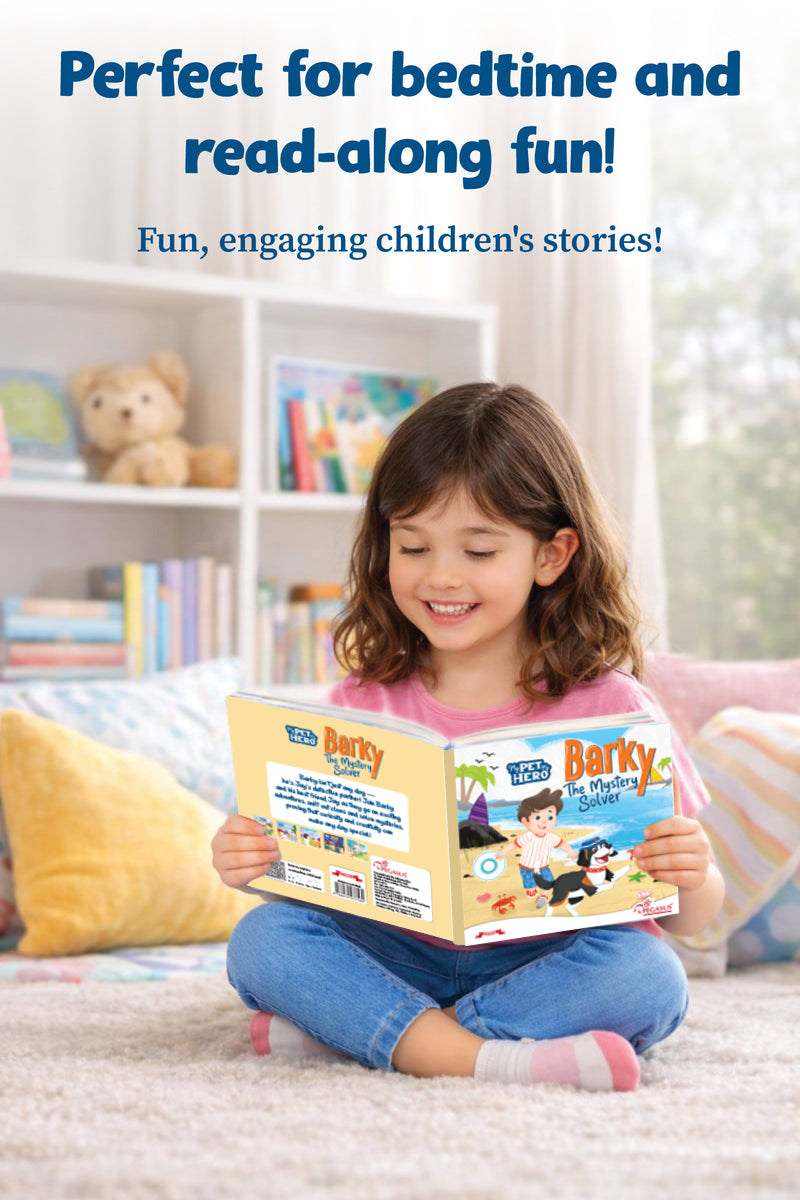Barky – The Mystery Solver | My Pet My Hero Story Book for Kids (Detective Dog Adventure, Age 8+ Years)