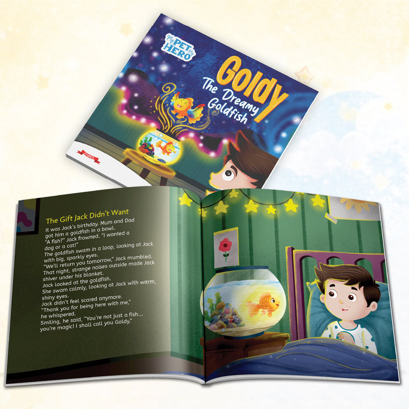 Goldy – The Dreamy Goldfish | My Pet My Hero Story Book for Kids (Imagination & Friendship Tale, Age 8+ Years)