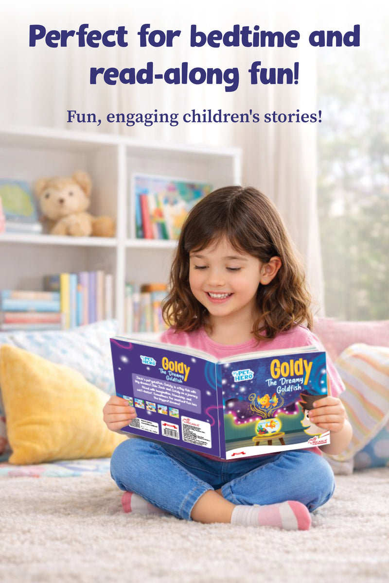 Goldy – The Dreamy Goldfish | My Pet My Hero Story Book for Kids (Imagination & Friendship Tale, Age 8+ Years)