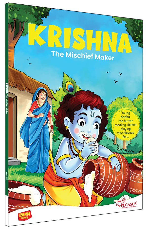 Krishna – The Mischief Maker | Young Krishna Comic Book for Kids (Indian Mythology, Age 8+ Years)