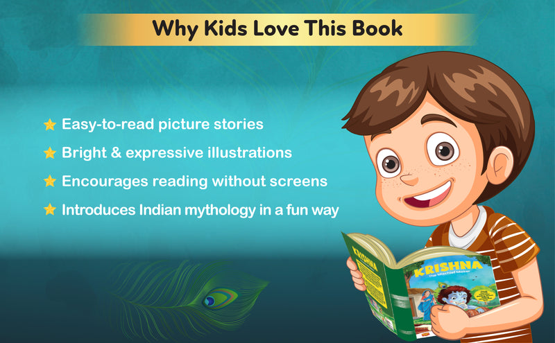 Krishna – The Mischief Maker | Young Krishna Comic Book for Kids (Indian Mythology, Age 8+ Years)