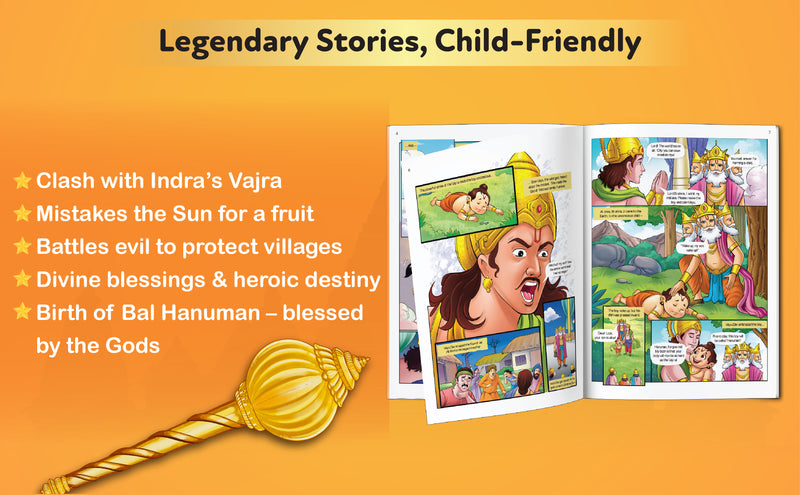 Hanuman – The Mighty Flyer | Bal Hanuman Comic Book for Kids (Indian Mythology, Age 8+ Years)