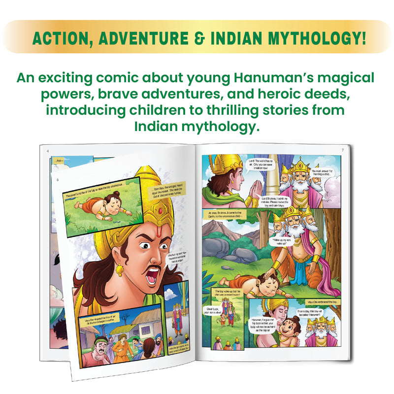 Hanuman – The Mighty Flyer | Bal Hanuman Comic Book for Kids (Indian Mythology, Age 8+ Years)