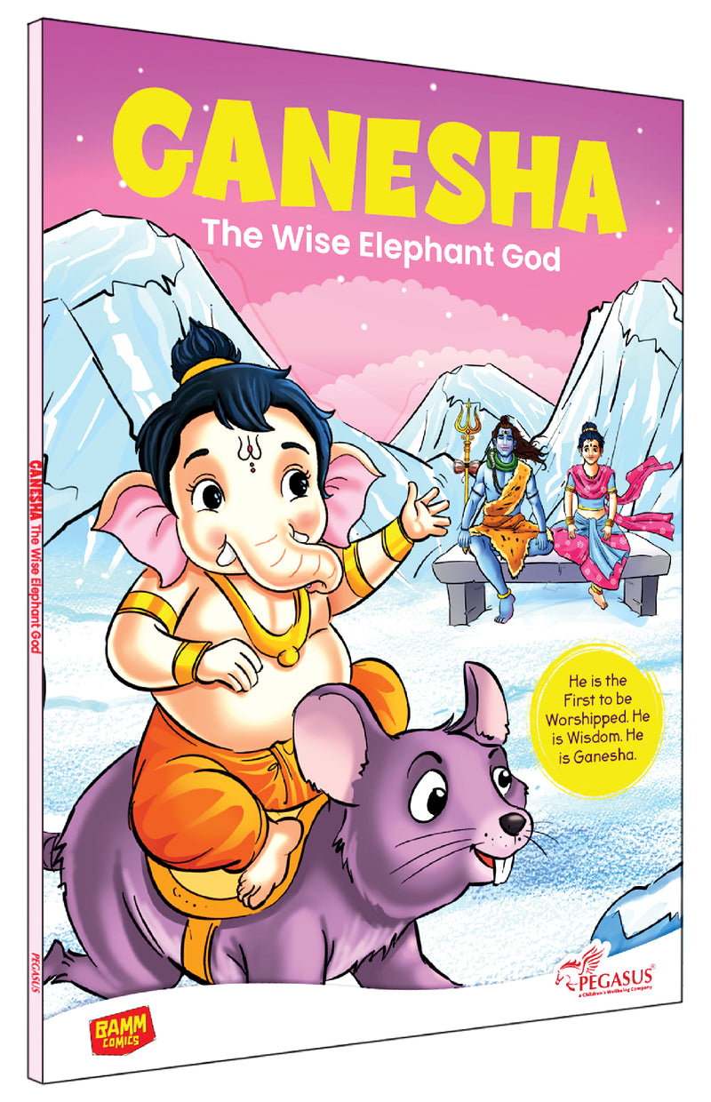 Ganesha – The Wise Elephant God | Lord Ganesha Comic Book for Kids (Indian Mythology, Age 8+ Years)