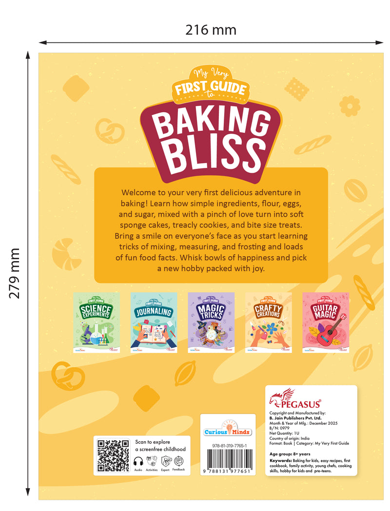My Very First Guide to Baking Bliss – Kids Baking Book for Beginners | Easy Recipes (Age 8+ Years)