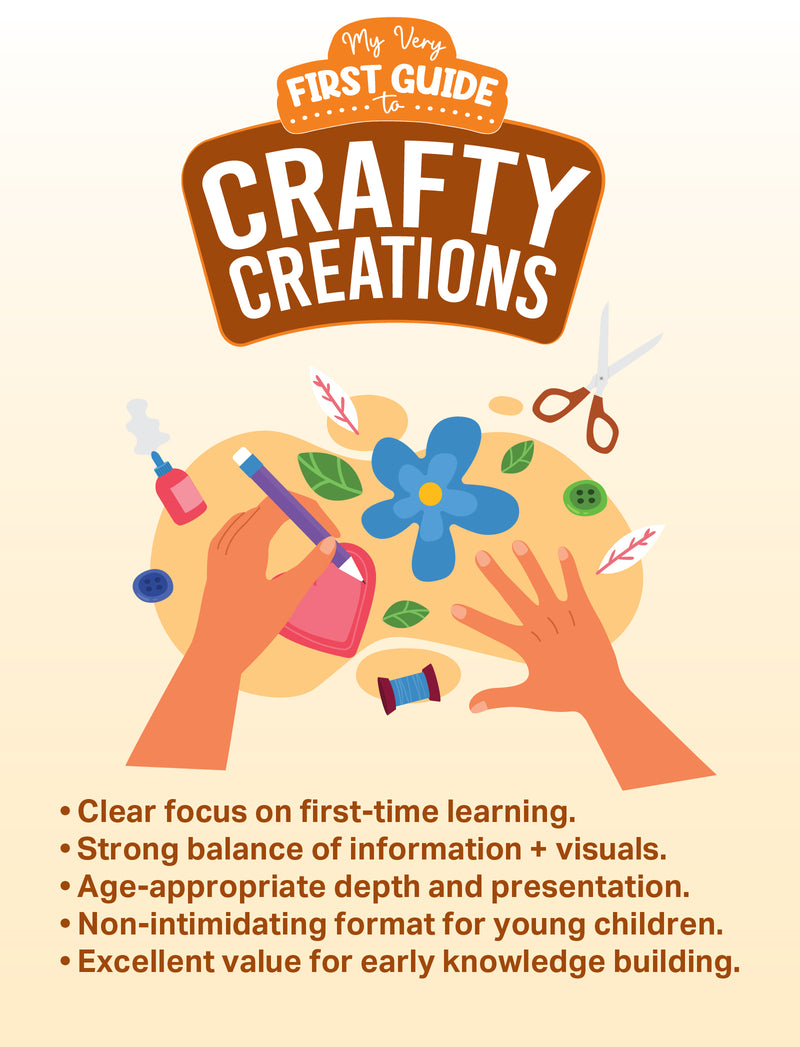 My Very First Guide to Crafty Creations –  DIY Paper Art & Craft Book for Kids (Age 6+ Years)