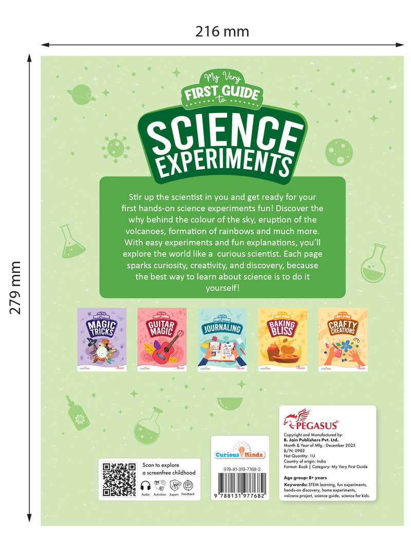 My Very First Guide to Science Experiments | Fun Easy Experiments, Hands-On Activities & Discovery (Age 8+ Years)
