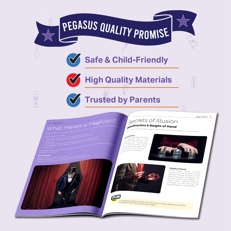 My Very First Guide to Magic Tricks – Easy Magic Tricks Learning Book for Kids (Age 6+ Years)