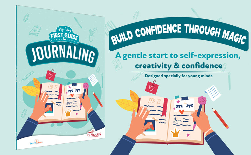 My Very First Guide to Journaling – Creative Writing Book for Kids | Daily Prompts, Gratitude Pages & Self-Expression (Age 8+ Years)