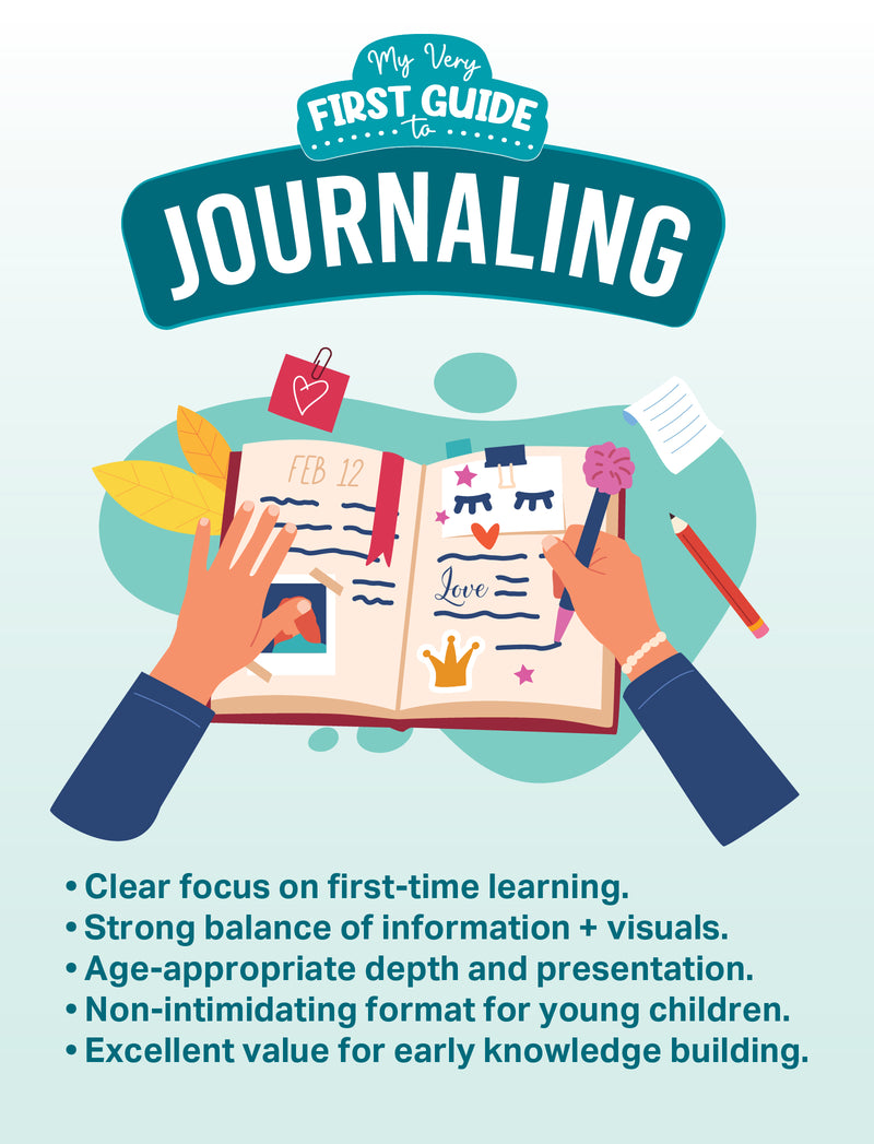 My Very First Guide to Journaling – Creative Writing Book for Kids | Daily Prompts, Gratitude Pages & Self-Expression (Age 8+ Years)